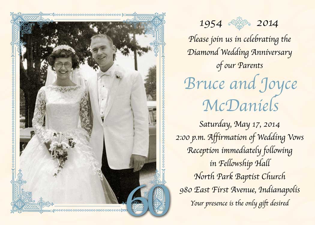 Heirloom 50th Anniversary Invitation | Naptime Productions